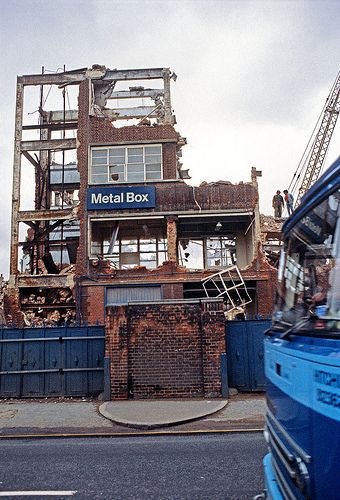 Demolition of Metal Box factory on Urswick Road (c) Alan Denney